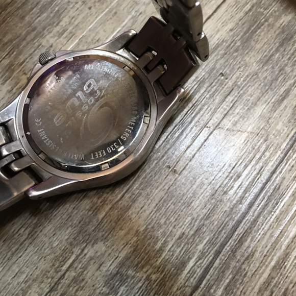 Fossil Blue Chronograph Mens Watch - Picture 3 of 5